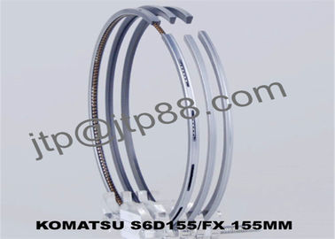 Chrome Plated Komatsu Spare Parts S6D155 Piston Ring Set 6128-31-2060 6128-31-2070