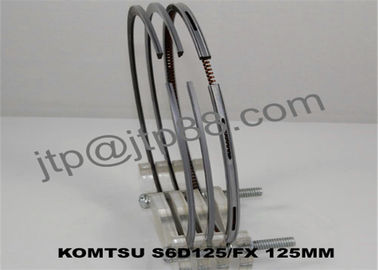 S6D125 Engine Piston Rings For Excavator OEM 6151-31-2112 Steel Oil Ring