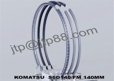 Chrome Plated Komatsu Spare Parts S6D155 Piston Ring Set 6128-31-2060 6128-31-2070