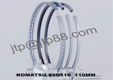 Chrome Plated Komatsu Spare Parts S6D155 Piston Ring Set 6128-31-2060 6128-31-2070