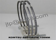 Genuine S6D105 Komatsu Engine Piston Rings Diameter 105mm 6136-31-2030