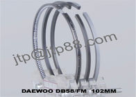 Cast Steel Engine Piston Rings DB58 For Excavator Spre Parts 65.02503-8058 Korea Daewoo
