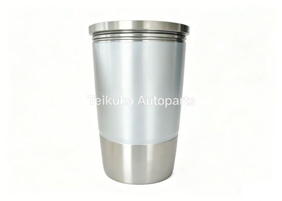 Excavator Engine Piston Cylinder Liner Silver Black Gray Heavy Duty Engine Components Suitable for Excavator Applications