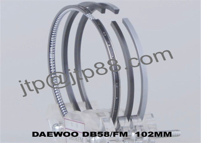 Cast Steel Engine Piston Rings DB58 For Excavator Spre Parts 65.02503-8058 Korea Daewoo