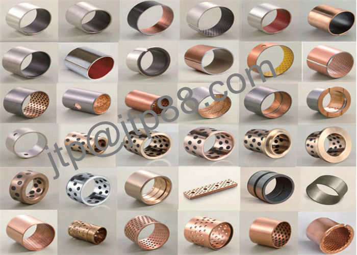 High Precision Copper Plating Bronze Sleeve Bearings Various Size