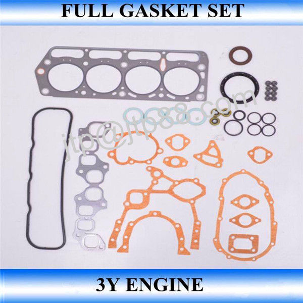 Aluminum Full Engine Rebuild Kits / Overhaul Gasket Set 3Y For Toyota 04111-73029
