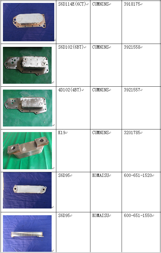 Diesel Engine 6RB1 Replacement Radiator Cores For Industrial Engine Parts